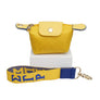 SGRHO Soror Yellow Nylon Wristlet Strap Mini Pouch