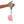 AKA Sorority Pink Nylon Wristlet Strap Mini Pouch