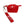 DST Sorority Red Nylon Wristlet Strap Mini Pouch