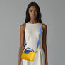 SGRHO Soror Yellow Nylon Mini Pouch Handle Strap