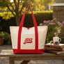 DST Sorority Large Canvas Tote Bag Reusable Merch