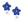 Blue White Flower Earrings