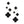 Dangle Black Clover Silver Chain Earring for Women