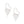Fringe Silver Large Pave Heart Earrings for Women