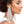 Tassel White Feather Glass Earrings for Women