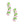 AKA Dangle Pink Green Heart Crystal Earrings