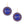SGRHO Sorority Round Blue Fish Hook Earrings