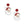 Drop Adorbs Painted Red Hat Santa Earrings Women