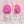 Fish Hook Fuchsia Cowgirl Hat Fringe Earrings