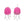 Fish Hook Fuchsia Cowgirl Hat Fringe Earrings