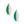 AKA Sorority Curved Leaf Pink Green Painted Studs