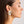 Clip On High End Gold Ribbon Cream Pearl Earrings
