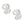 Clip On High End Silver Ribbon Pearl Earrings
