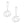 Drop Silver Pave Link GG Earrings for Women