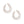 Stud Gold Baguette Crystal Teardrop Earrings Women