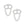 Studs Silver Pave CD Draped Chain Earrings Women
