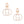 Hoops Gold Crystal Italian Luxe Charm Earrings