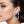 Studs Silver Pave Oval Loop Design Earrings Women