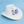 ZPB Sorority White and Blue Pearl Fedora Hat Women