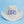 ZPB Sorority Silver Blue Rhinestone Fedora Hat