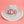 DST Sorority Silver Red Rhinestone Fedora Hat