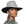 Fedora Black with Silver Rhinestone Bling Hat