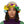 Mardi Gras Crochet Multicolor Ruffle Bucket Hat Women