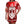 DST Sorority Red and White Sequin Jersey Shirt