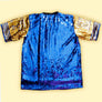 SGRHO Sorority Blue and Gold Sequin Jersey Shirt