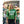 Jersey AKA Green White Sequin GAME DAY Crop Top