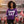 Jersey Purple Yellow Sequin GAME DAY Crop Top