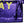Jersey Purple Yellow Sequin GAME DAY Crop Top