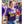 Jersey Purple Yellow Sequin GAME DAY Crop Top