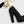 Keychain Black High Heel Sparkle Purse Charm