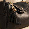 Keychain Black High Heel Sparkle Purse Charm