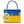 Yellow Blue Sorority Keychain