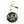 AKA Pink Green Padded Sorority Keychain