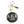 AKA Pink Green Padded Sorority Keychain