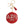 Red Padded DST Keychain|7 x 3.10 inches