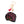 Keychain Melanin Poppin Afro Pink Purse Charm