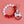 Red White Pearl DST Shield Keychain