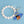 Blue Gold Hat Pearl Keychain SGRHO