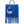 Blue White Woman Pearl Keychain