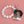 AKA Pink Green Woman Pearl Keychain