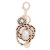 Keychain Luxe Camellia Couture White Flower Clip