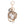 Keychain Luxe Camellia Couture White Flower Clip