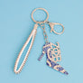 Keychain Zeta ZPB Sorority Blue Heel for Women
