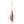 Keychain Sigma Sorority Blue Gold Heel for Women