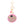AKA Sorority Pink Pretty Girl Padded Keychain