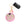 AKA Sorority Pink Pretty Girl Padded Keychain